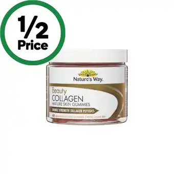 Woolworths Nature's Way Beauty Collagen Mature Skin Gummies Pk 40 offer