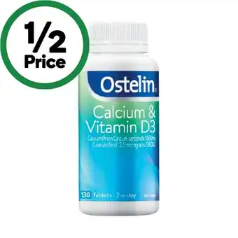 Woolworths Ostelin Calcium & Vitamin D3 Tablets Pk 130 offer