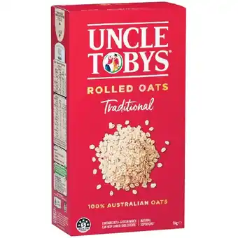 Woolworths Uncle Tobys Oats 1 kg offer