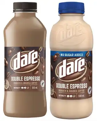 Coles Dare Flavoured Milk 500mL offer