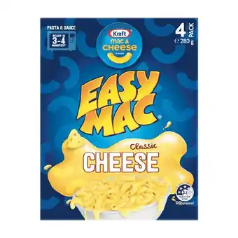 Woolworths Kraft Easy Mac & Cheese 280g offer