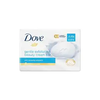 Woolworths Dove Beauty Cream Bar 4 x 90g offer