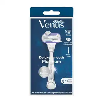 Woolworths Gillette Venus Deluxe Smooth Platinum Razor offer