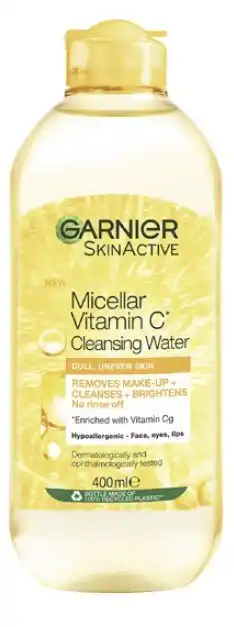 Coles Garnier Micellar Vitamin C Cleansing Water 400mL offer