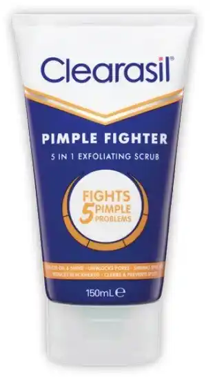 Coles Clearasil 5 In 1 Pimple Fighter Face Wash 150mL offer