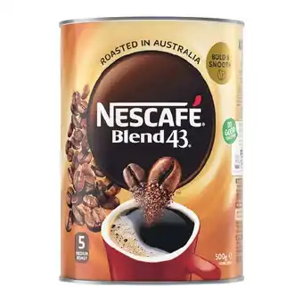 Woolworths Nescafe Blend 43 Coffee 500g offer