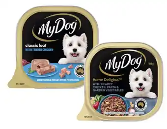 Coles My Dog Dog Food Tray 100g offer