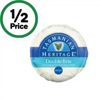 Woolworths Tasmanian Heritage Brie or Camembert 200g – From the Deli offer