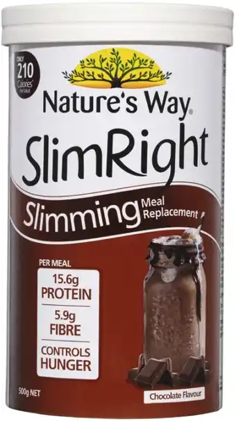 Coles Nature’s Way Slim Right Meal Replacement 500g offer