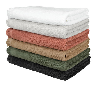 Algodon bays collection jacquard cotton towels