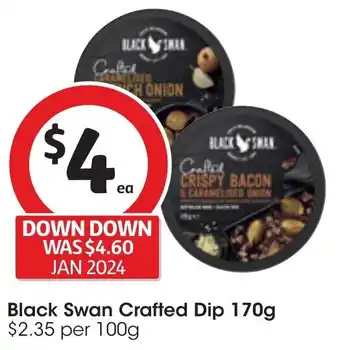 Coles Black Swan Crafted Dip 170g offer