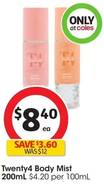 Twenty4 Body Mist 200mL
