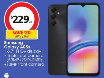 Coles Samsung Galaxy A05s offer