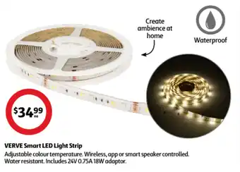 Coles VERVE Smart LED Light Strip offer