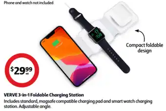 Coles VERVE 3-in-1 Foldable Charging Station offer