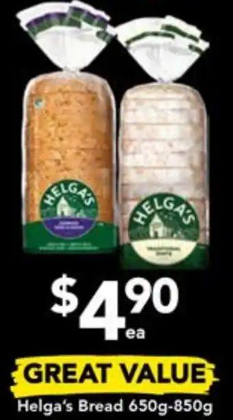 Drakes Helga's Bread 650g-850g offer