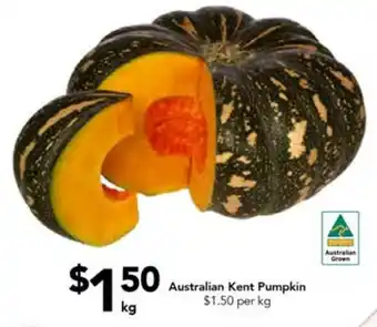 Drakes Australian Kent Pumpkin offer