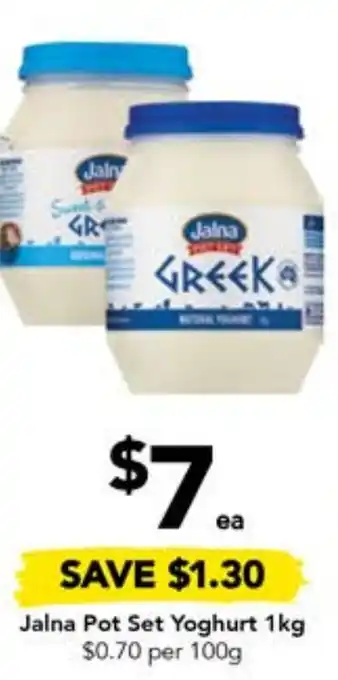 Drakes Jalna Pot Set Yoghurt 1kg offer