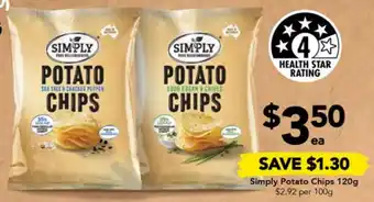 Drakes Simply Potato Chips 120g offer