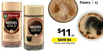 Drakes Nescafe Gold 180g-200g offer