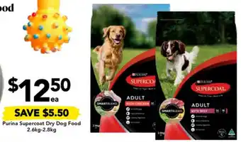 Drakes Purina Supercoat Dry Dog Food 2.6kg-2.8kg offer
