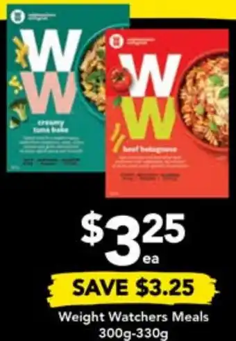 Drakes Weight Watchers Meals 300g-330g offer