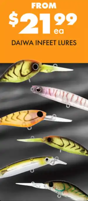 BCF DAIWA INFEET LURES offer