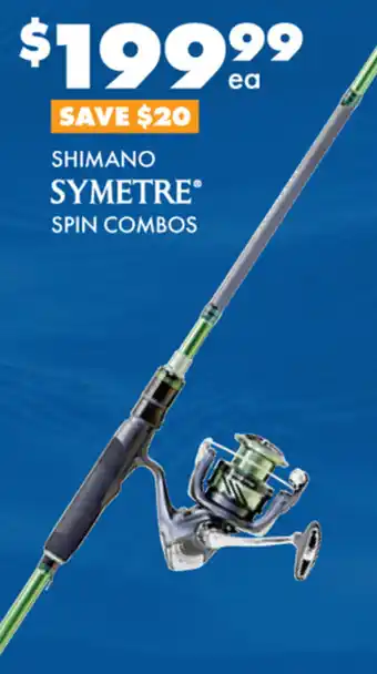 BCF SHIMANO SYMETRE SPIN COMBOS offer