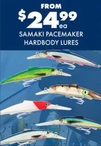 SAMAKI PACEMAKER HARDBODY LURES