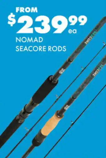 BCF NOMAD SEACORE RODS offer