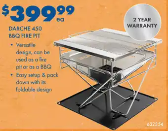 BCF DARCHE 450 BBQ FIRE PIT offer