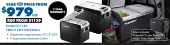 BCF DOMETIC CFX3 FRIDGE FREEZER RANGE offer