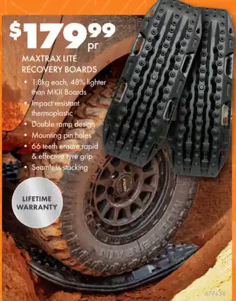 BCF MAXTRAX LITE RECOVERY BOARDS offer