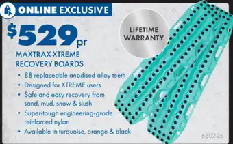 BCF MAXTRAX XTREME RECOVERY BOARDS offer