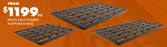 BCF RHINO RACK PIONEER PLATFORM RANGE offer