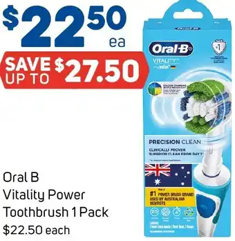 Foodland Oral B Vitality Power Toothbrush 1 Pack offer