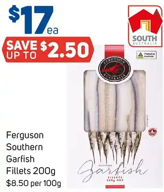 Foodland Ferguson Southern Garfish Fillets 200g offer