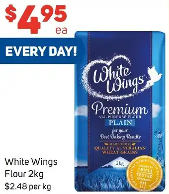 Foodland White Wings Flour 2kg offer