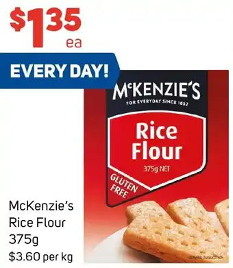 Foodland McKenzie's Rice Flour 375g offer