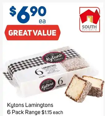 Foodland Kytons Lamingtons 6 Pack Range offer