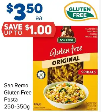 Foodland San Remo Gluten Free Pasta 250-350g offer