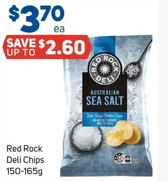 Foodland Red Rock Deli Chips 150-165g offer
