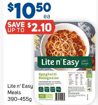 Foodland Lite n' Easy Meals 390-455g offer