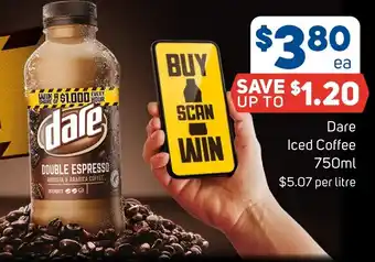 Foodland Dare Iced Coffee 750ml offer
