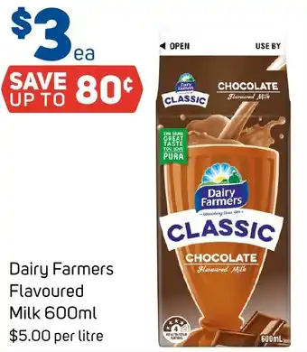 Foodland Dairy Farmers Flavoured Milk 600ml offer