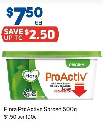 Foodland Flora ProActive Spread 500g offer