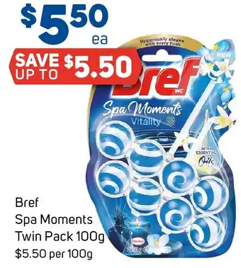 Foodland Bref Spa Moments Twin Pack 100g offer
