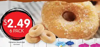 Spudshed Cinnamon Donuts 6pk offer