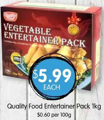Spudshed Quality Food Entertainer Pack 1kg offer