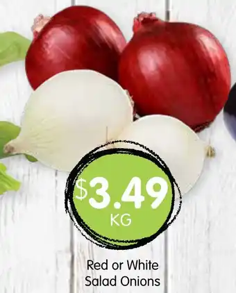 Spudshed Red or White Salad Onions offer